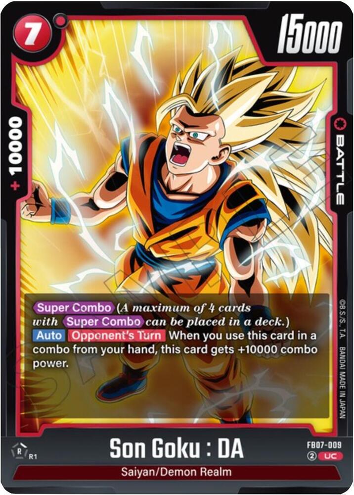 Son Goku : DA FB07-009 [ Inglese / Giapponese ]