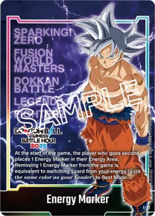 "Son Goku" Energy Marker E-22 [ Inglese / Giapponese ]