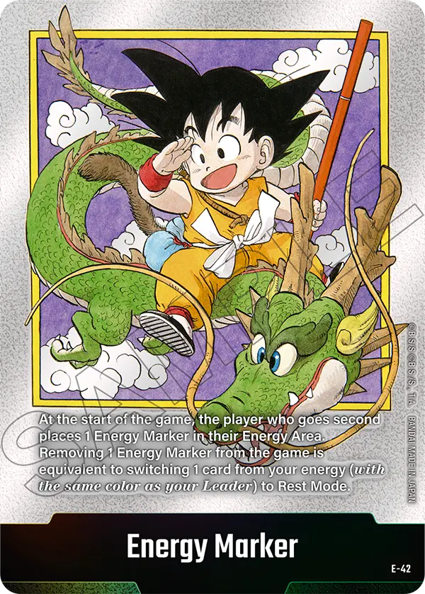 "Son Goku" Energy Marker E-42 [ Inglese / Giapponese ]