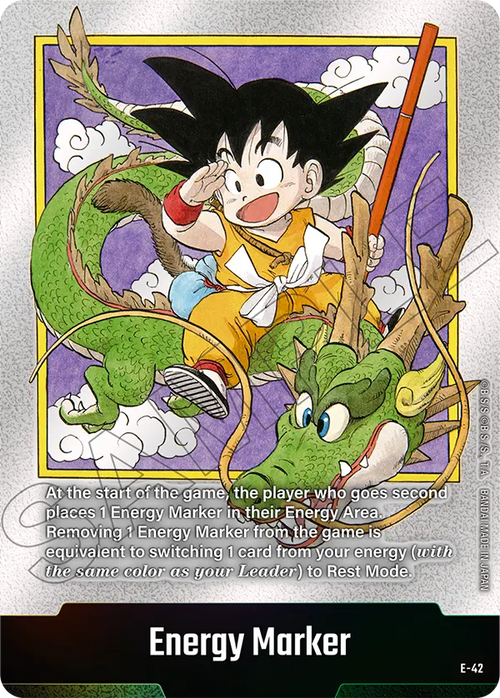 "Son Goku" Energy Marker E-42 [ Inglese / Giapponese ]