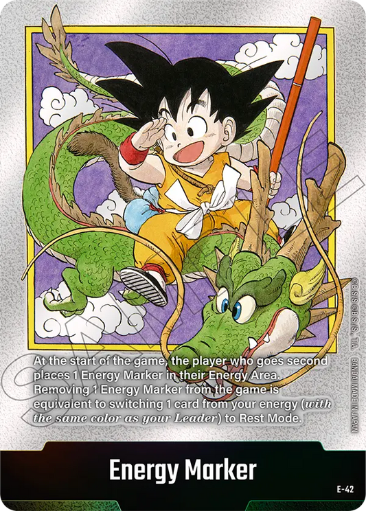 "Son Goku" Energy Marker E-42 [ Inglese / Giapponese ]