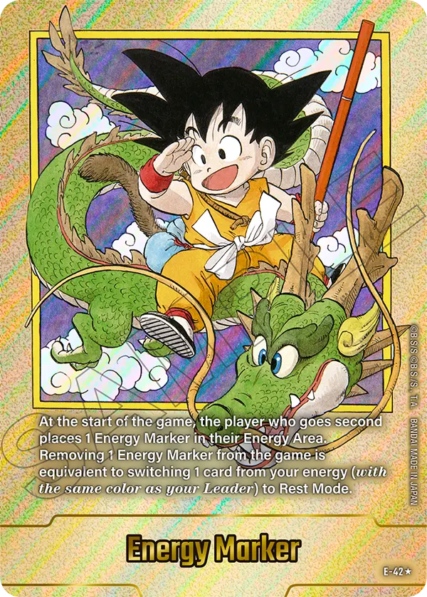 "Son Goku" Energy Marker E-42 [ Inglese / Giapponese ]