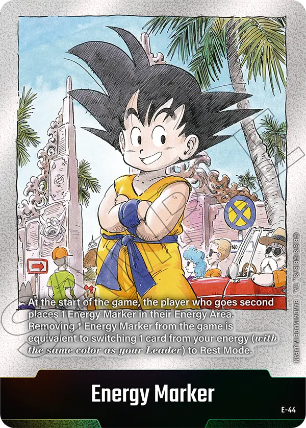"Son Goku" Energy Marker E-44 [ Inglese / Giapponese ]