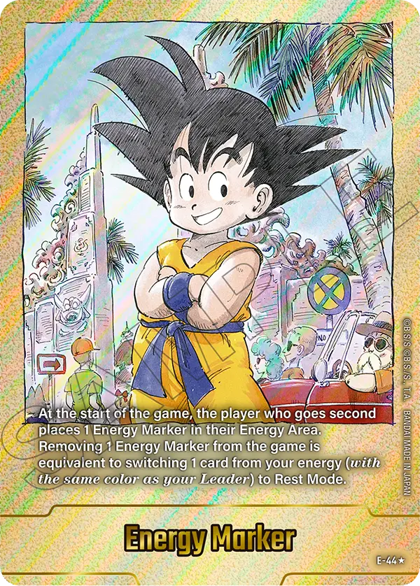 "Son Goku" Energy Marker E-44 [ Inglese / Giapponese ]