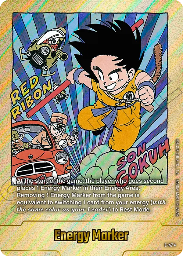 "Son Goku" Energy Marker E-47 [ Inglese / Giapponese ]