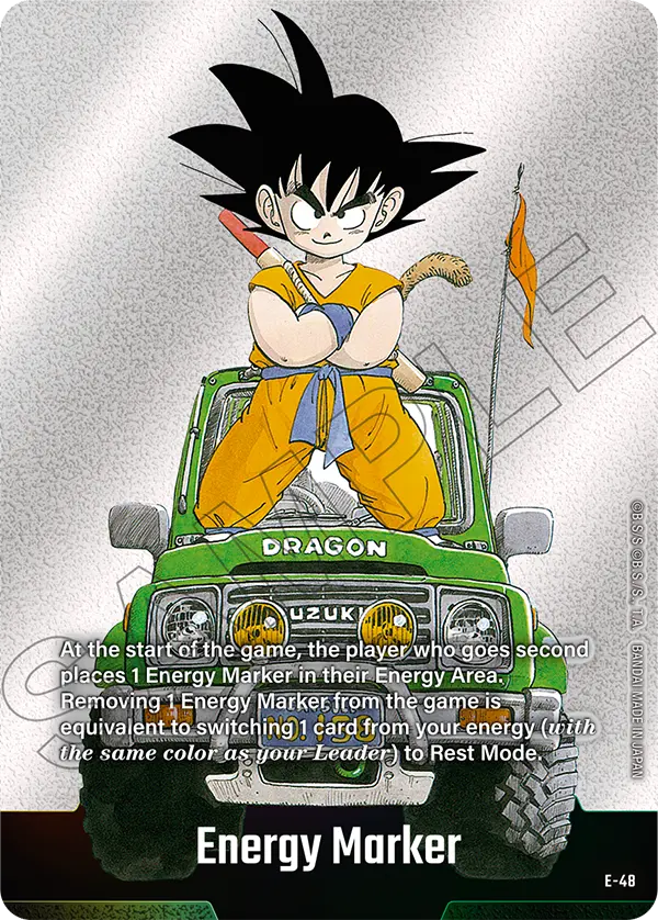 "Son Goku" Energy Marker E-48 [ Inglese / Giapponese ]