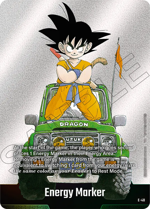 "Son Goku" Energy Marker E-48 [ Inglese / Giapponese ]