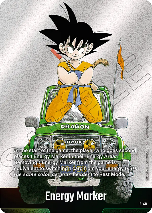 "Son Goku" Energy Marker E-48 [ Inglese / Giapponese ]