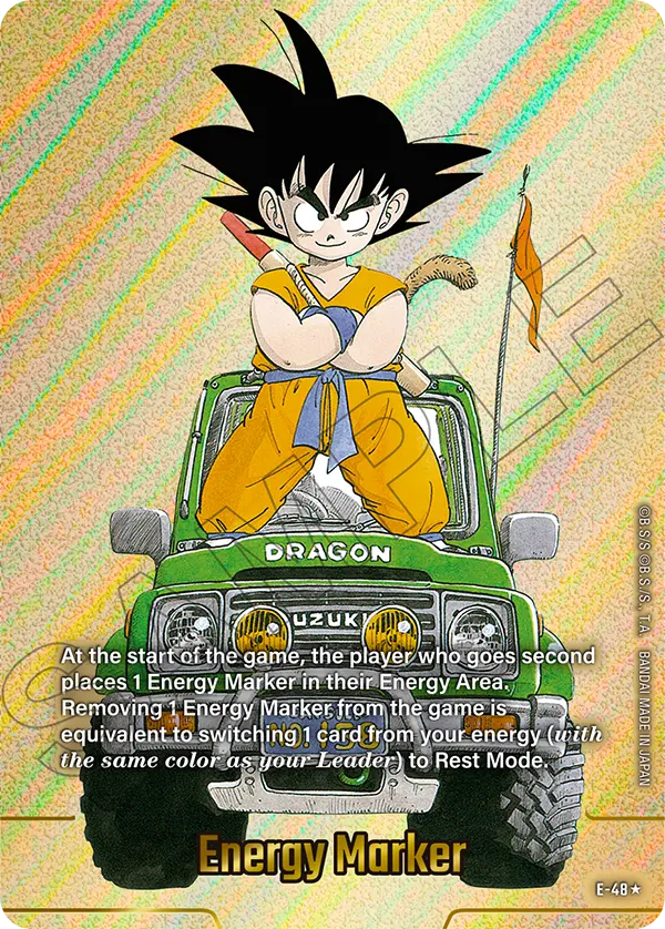 "Son Goku" Energy Marker E-48 [ Inglese / Giapponese ]
