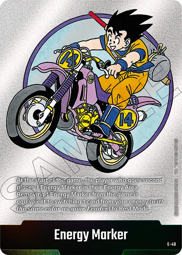 "Son Goku" Energy Marker E-49 [ Inglese / Giapponese ]