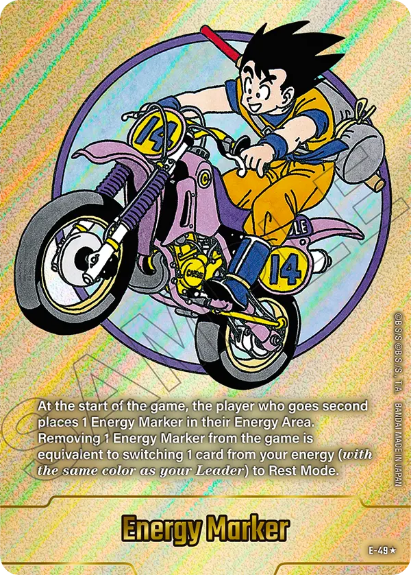 "Son Goku" Energy Marker E-49 [ Inglese / Giapponese ]