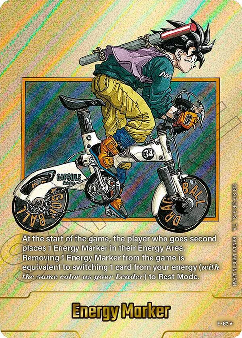 "Son Goku" Energy Marker E-82 [ Inglese / Giapponese ]