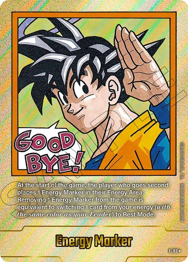 "Son Goku" Energy Marker E-83 [ Inglese / Giapponese ]