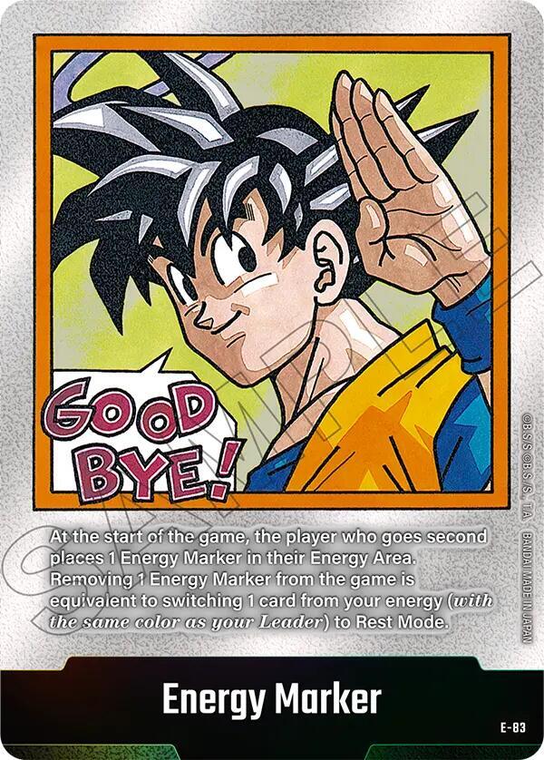 "Son Goku" Energy Marker E-83 [ Inglese / Giapponese ]