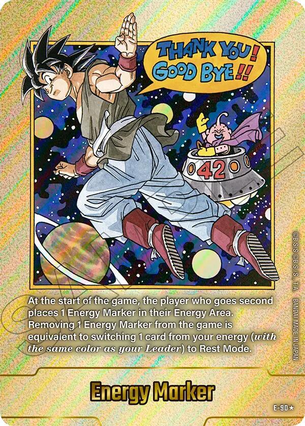 "Son Goku" Energy Marker E-90 [ Inglese / Giapponese ]