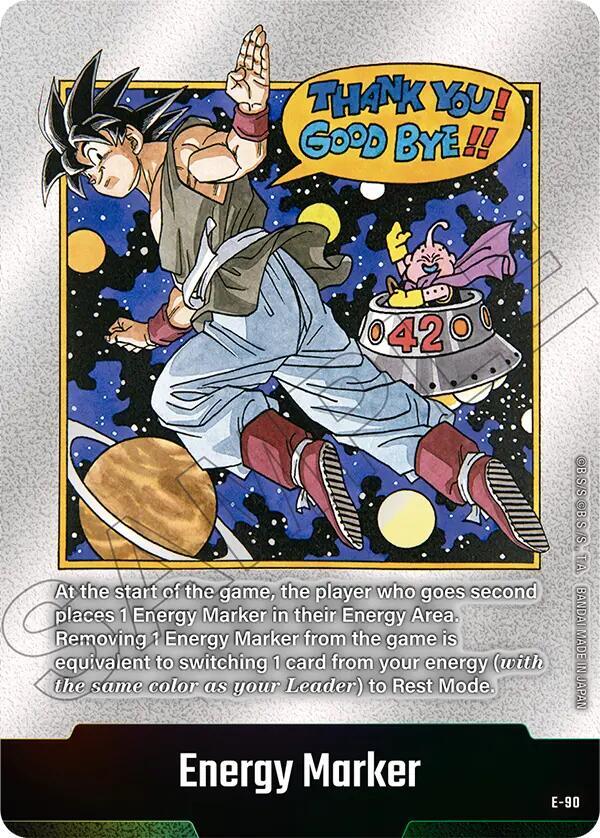 "Son Goku" Energy Marker E-90 [ Inglese / Giapponese ]