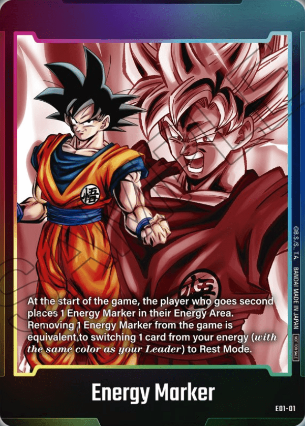 "Son Goku" Energy Marker E-01 [ Inglese / Giapponese ]