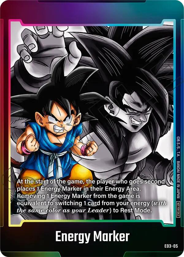 "Son Goku" Energy Marker E-03 [ Inglese / Giapponese ]