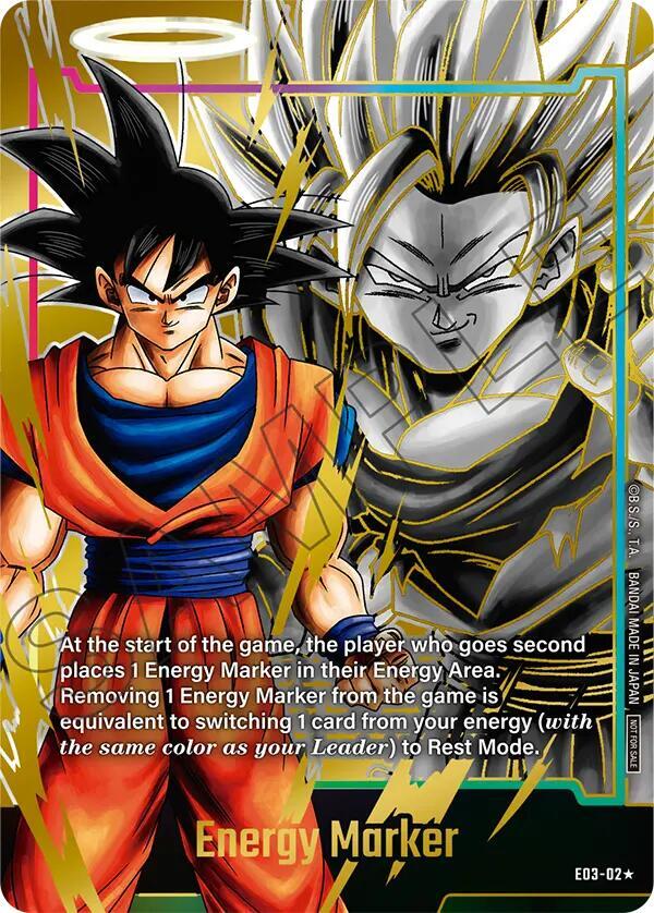 "Son Goku" Energy Marker E-03 [ Inglese / Giapponese ]