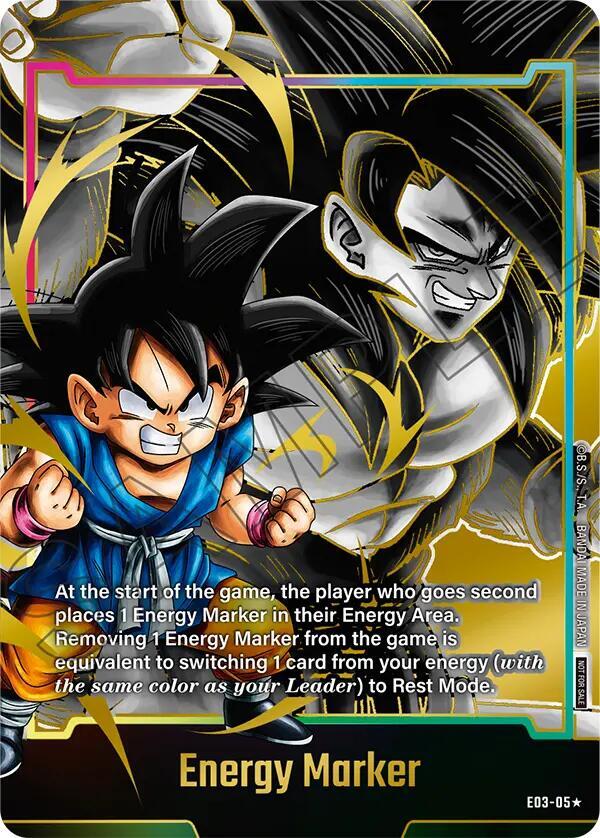 "Son Goku" Energy Marker E-03 [ Inglese / Giapponese ]