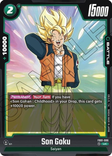 Son Goku FB01-086 [ Inglese / Giapponese ]