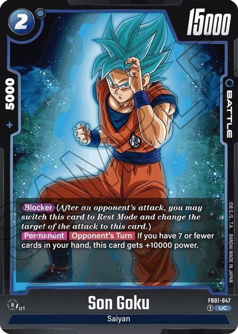 Son Goku FB01-047 [ Inglese / Giapponese ]