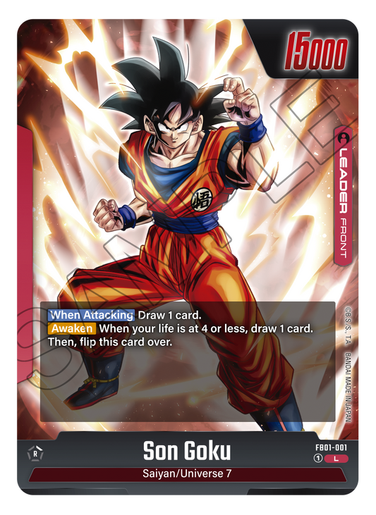 Son Goku FB01-001 [ Inglese / Giapponese ]