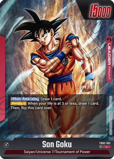 Son Goku FB02-001 [ Inglese / Giapponese ]