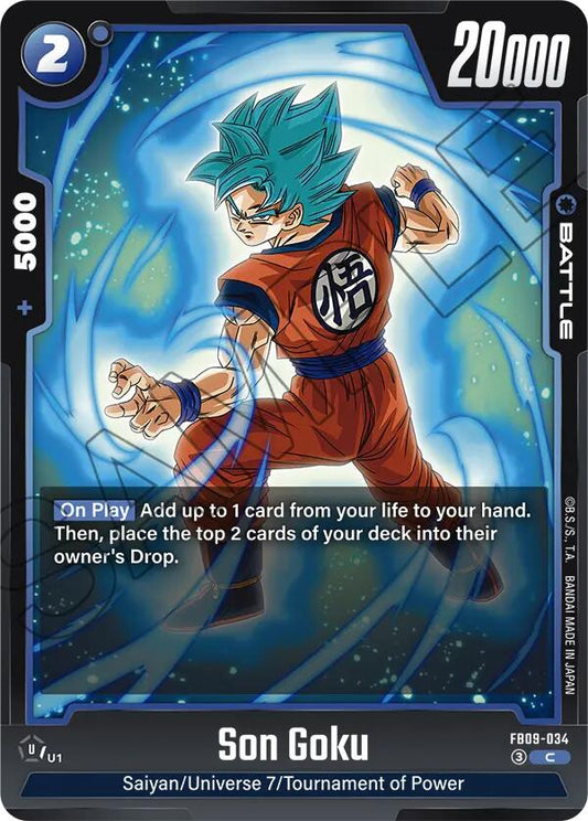 Son Goku FB09-034 [ Inglese / Giapponese ]