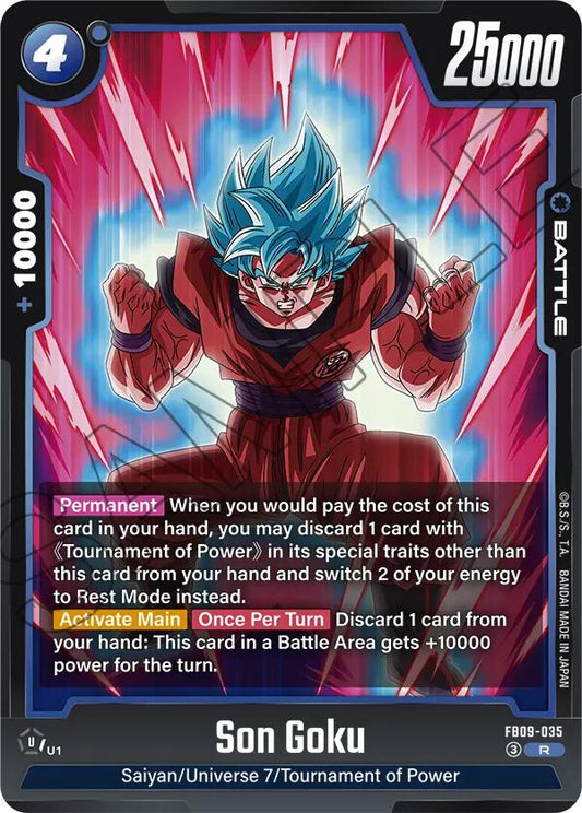 Son Goku FB09-035 [ Inglese / Giapponese ]