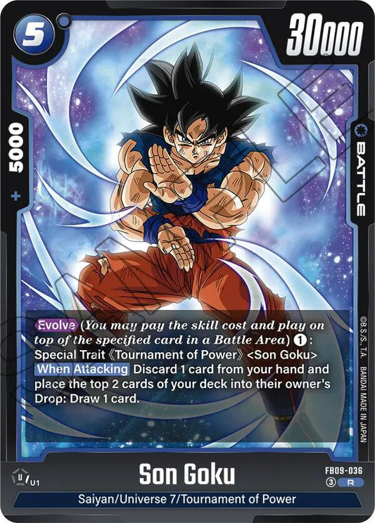 Son Goku FB09-036 [ Inglese / Giapponese ]