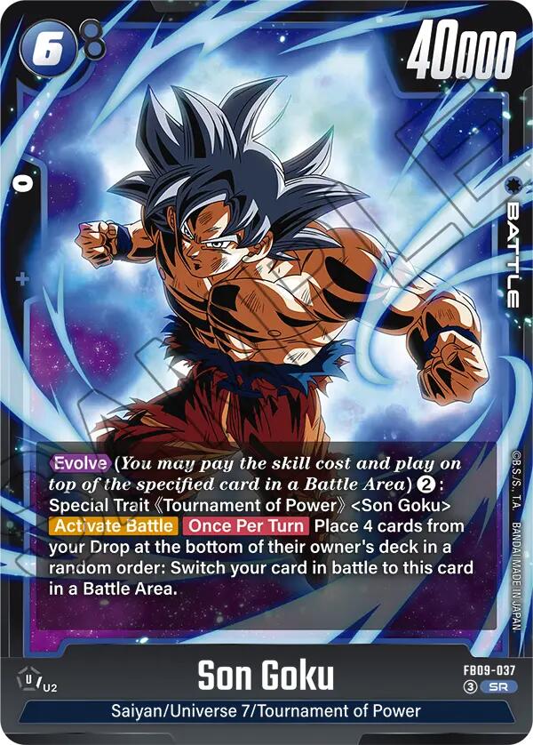 Son Goku FB09-037 [ Inglese / Giapponese ]