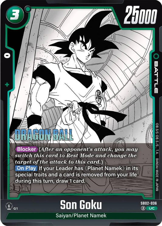 Son Goku SB02-036 [ Inglese / Giapponese ]
