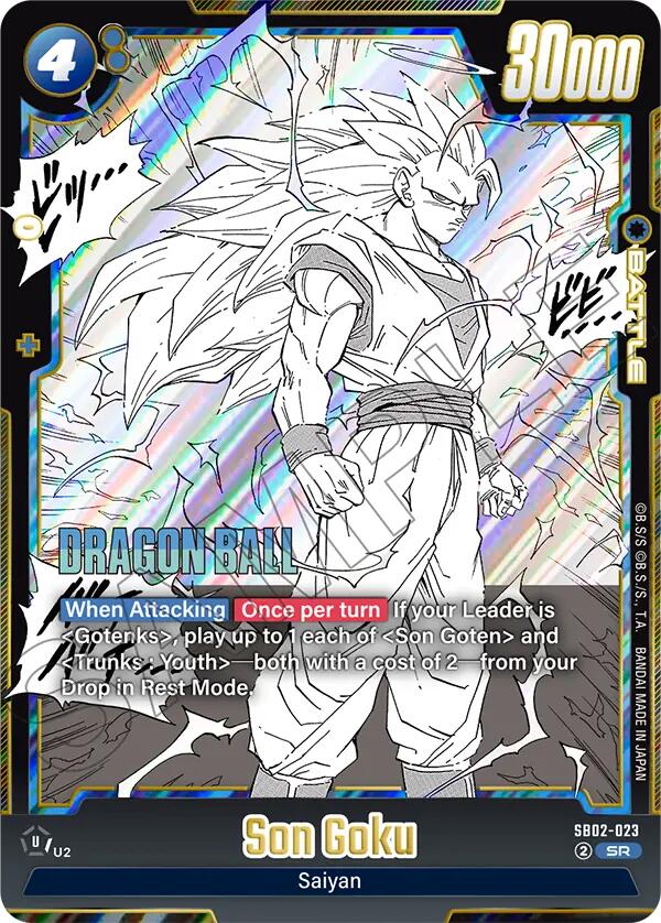 Son Goku SB02-023 [ Inglese / Giapponese ]
