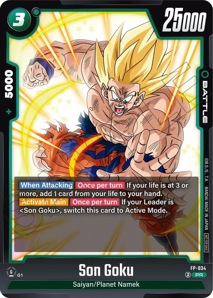 Son Goku FP-034 [ Inglese / Giapponese ]