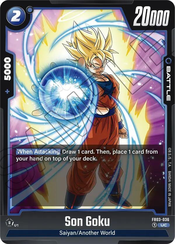 Son Goku FB03-036 [ Inglese / Giapponese ]