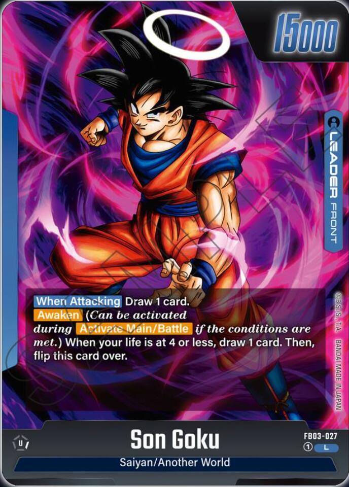 Son Goku FB03-027 [ Inglese / Giapponese ]