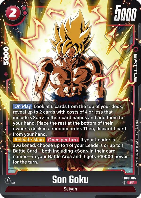 Son Goku FB08-007 [ Inglese / Giapponese ]