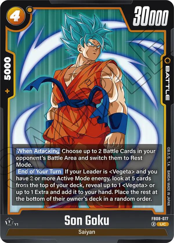 Son Goku FB08-077 [ Inglese / Giapponese ]