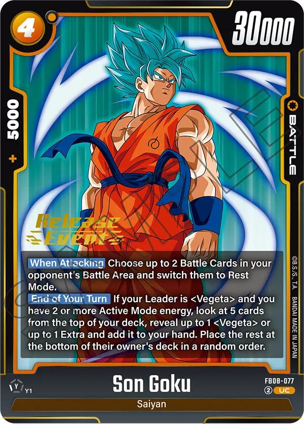 Son Goku FB08-077 [ Inglese / Giapponese ]
