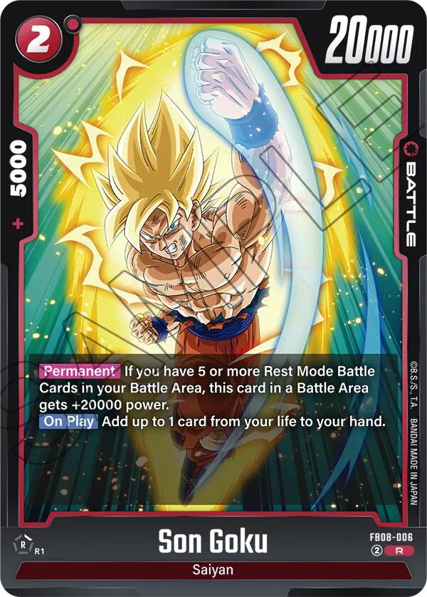 Son Goku FB08-006 [ Inglese / Giapponese ]