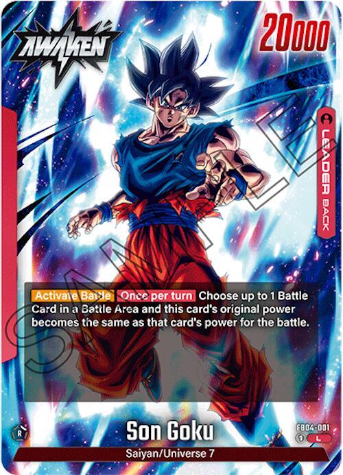 Son Goku FB04-001 [ Inglese / Giapponese ]
