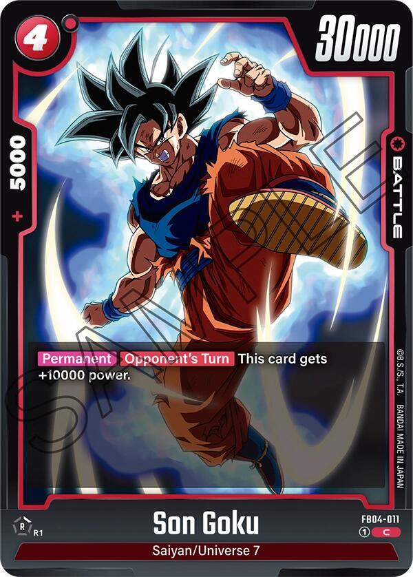 Son Goku FB04-011 [ Inglese / Giapponese ]