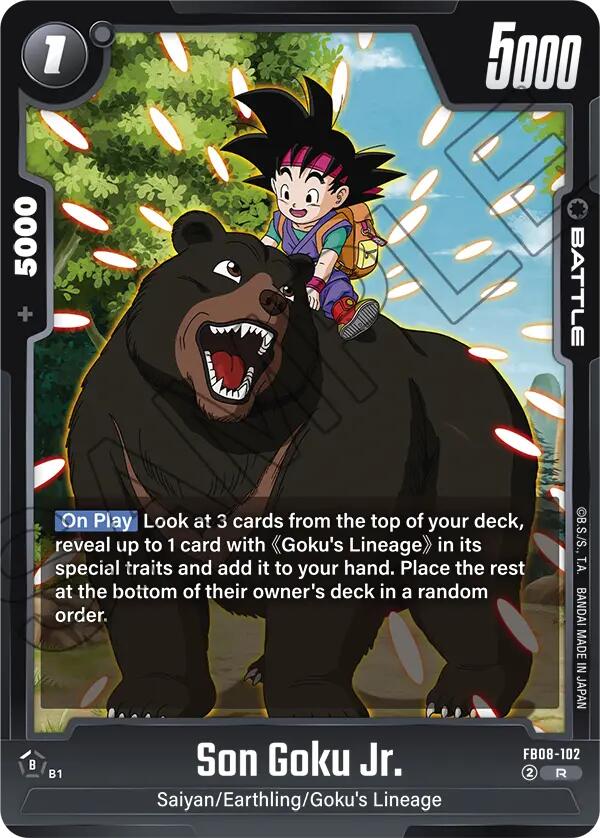 Son Goku Jr FB08-102 [ Inglese / Giapponese ]