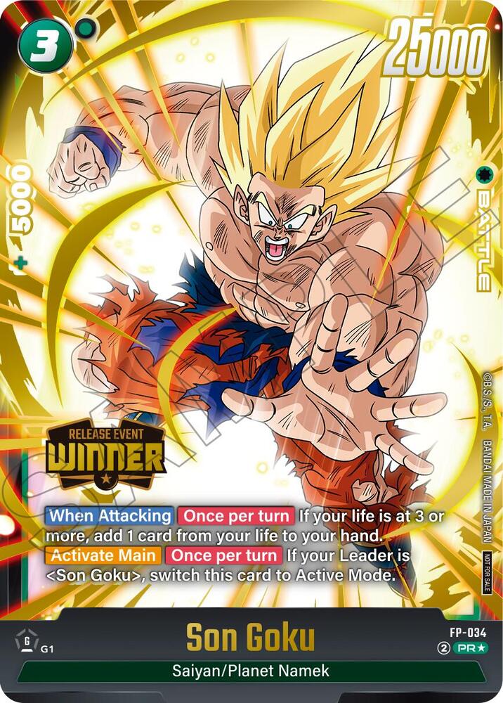 Son Goku FP-034 [ Inglese / Giapponese ]