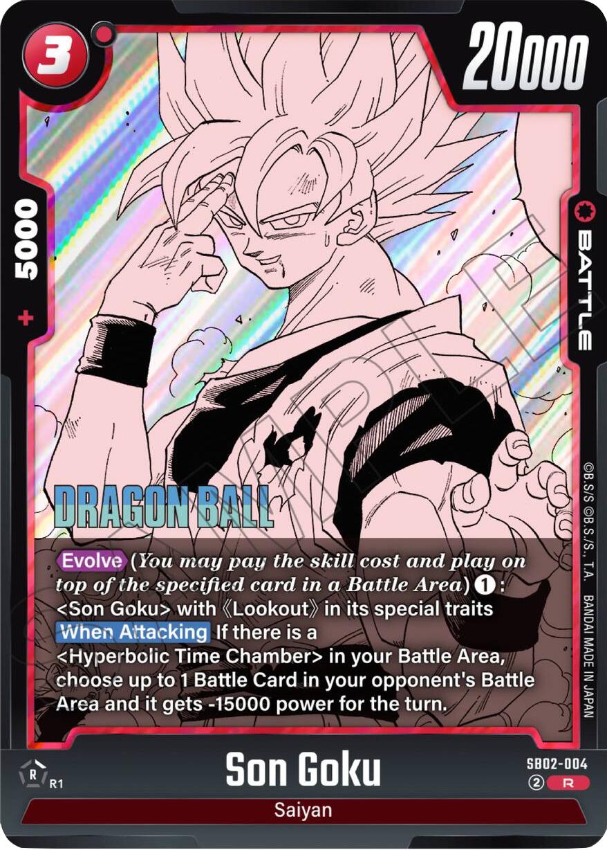Son Goku SB02-004 [ Inglese / Giapponese ]