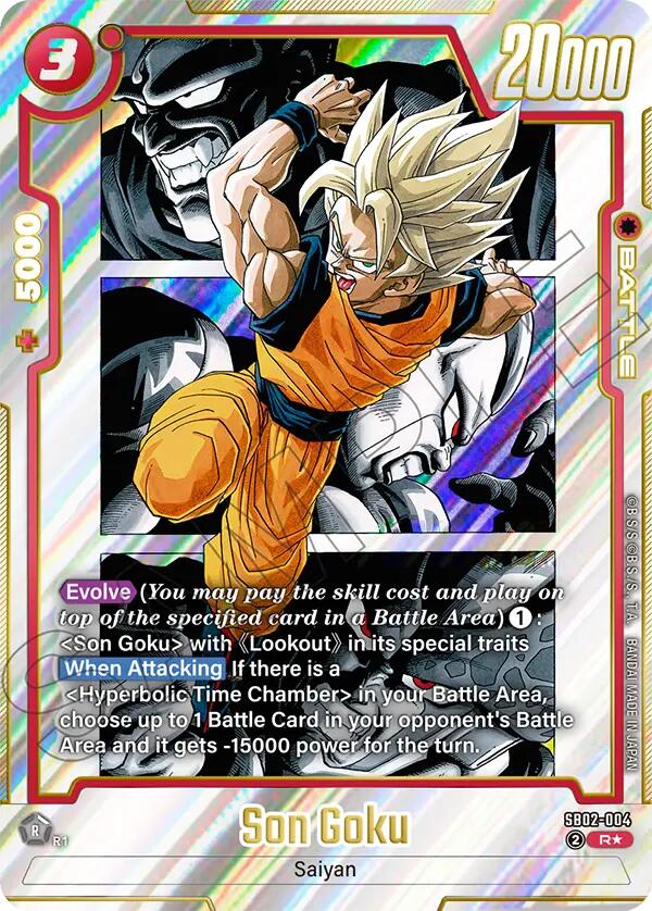 Son Goku SB02-004 [ Inglese / Giapponese ]