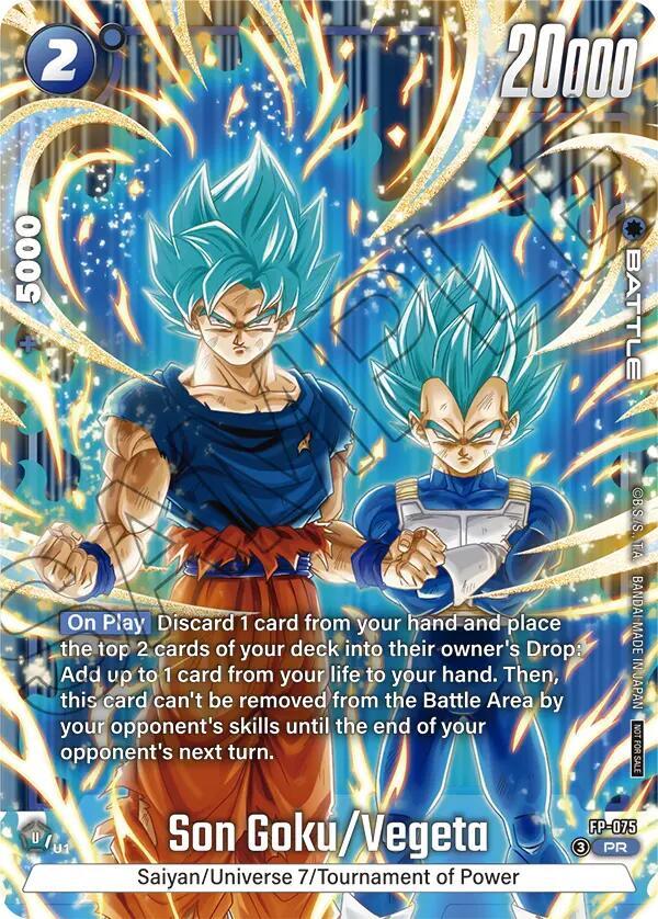 Son Goku / Vegeta FP-075 [ Inglese / Giapponese ]