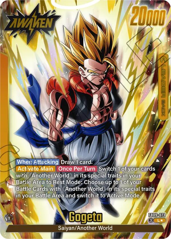 Son Goku/Vegeta // Gogeta FB09-073 [ Inglese / Giapponese ]