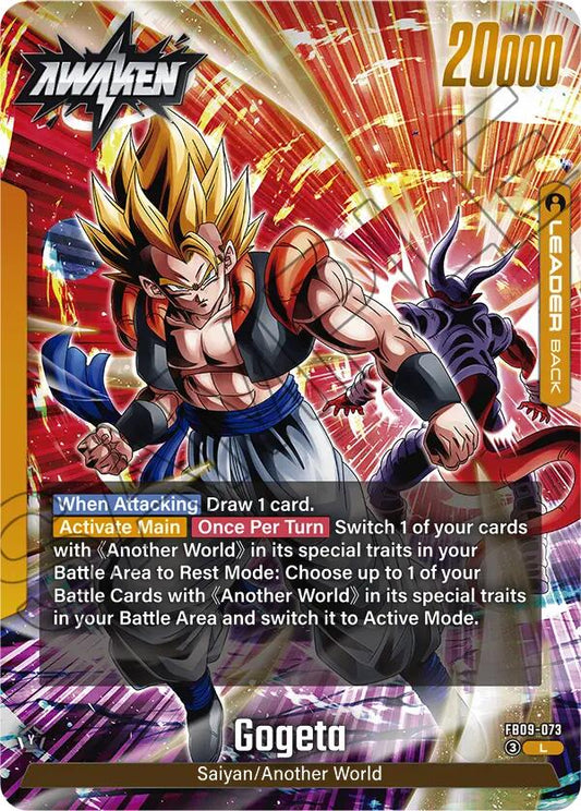 Son Goku / Vegeta /  / Gogeta FB09-073 [ Inglese / Giapponese ]